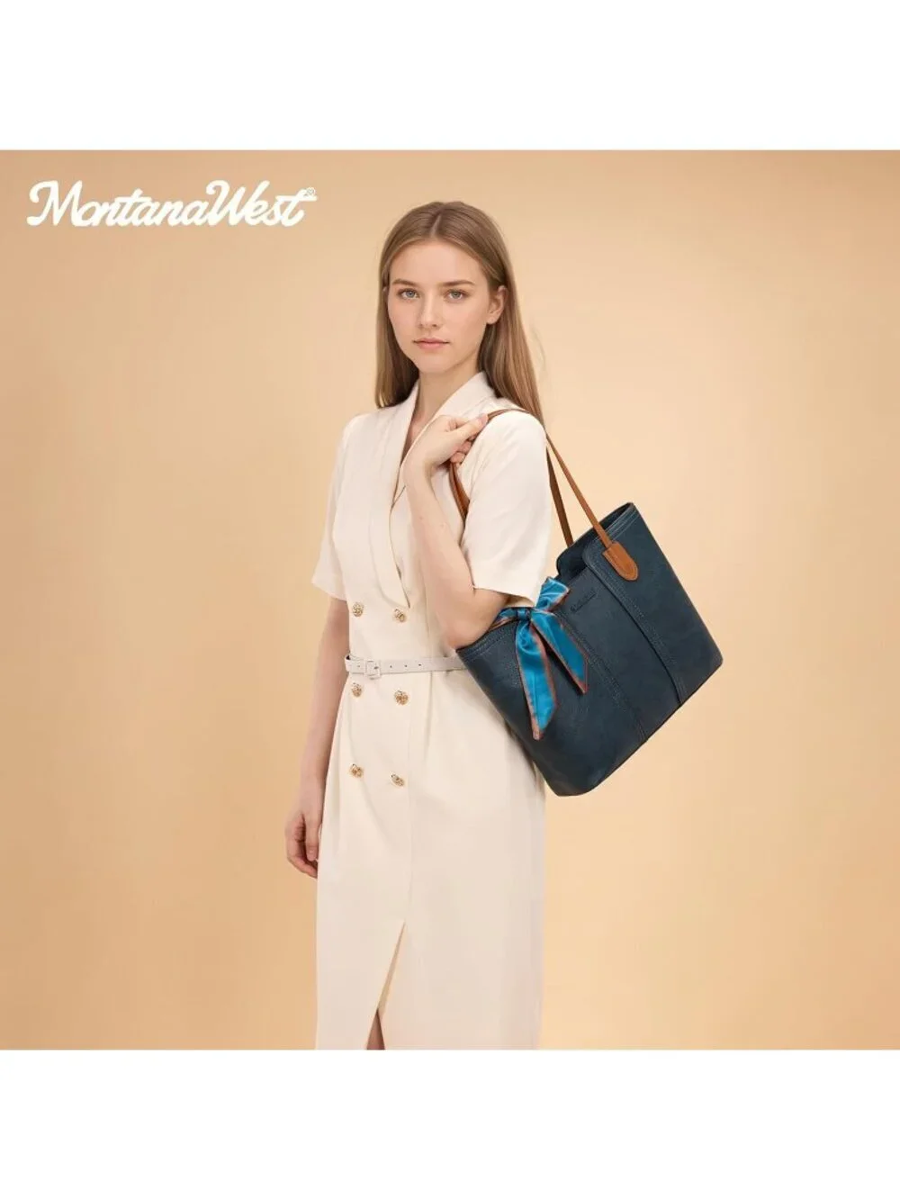 Women Teal Blue  Medium Tote Bags Top Handle Satchel Purses